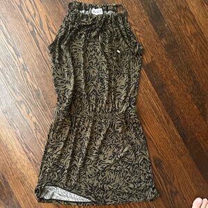 Veronica M drawstring waist olive and navy